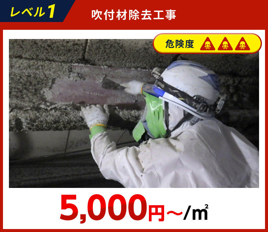 吹付材除去工事